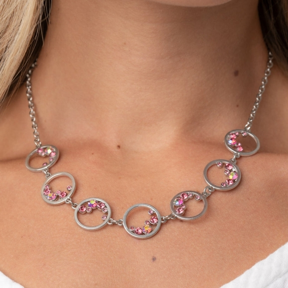 NWT- 4 Piece Paparazzi Jewelry Bundle- Iridescent, Pink, Copper, Gold - Picture 7 of 10